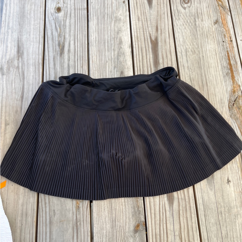 lululemon athletica Black Mini Skirt Lululemon Pleat To Street Skirt III
